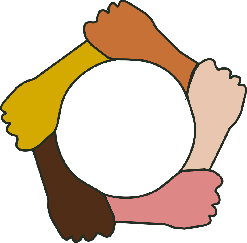 Putting it all together with checklists: "Circle of hands" by Tavin (https://openclipart.org/detail/170906/circle-of-hands)